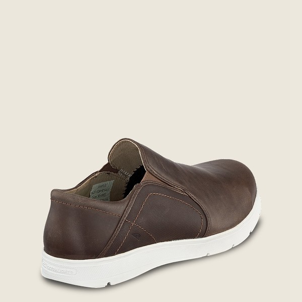 Red Wing Slip-on Dark Brown - Mens Zero-g Lite - Safety Toe - 9713-JLIXW